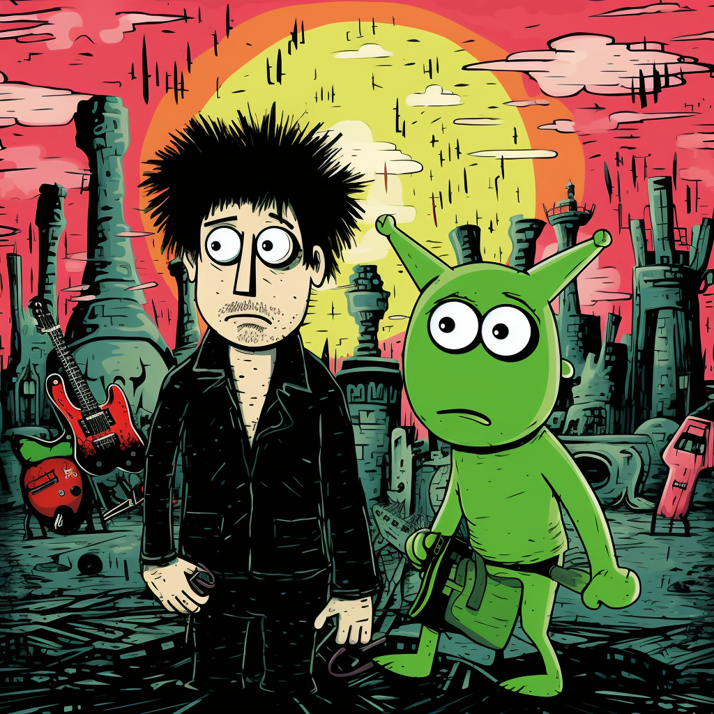 Green Day and Peppa Pig Album Cover