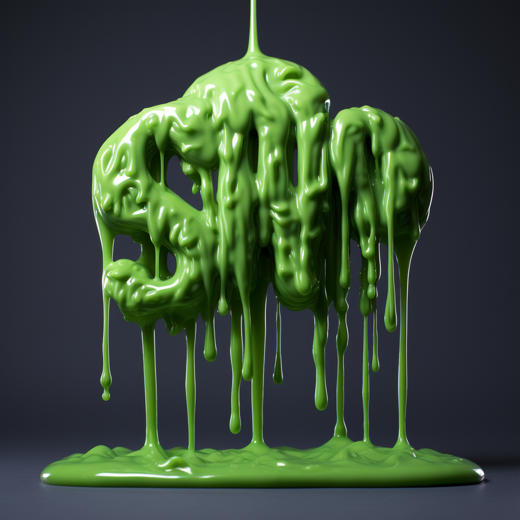 Green slime activity for kids