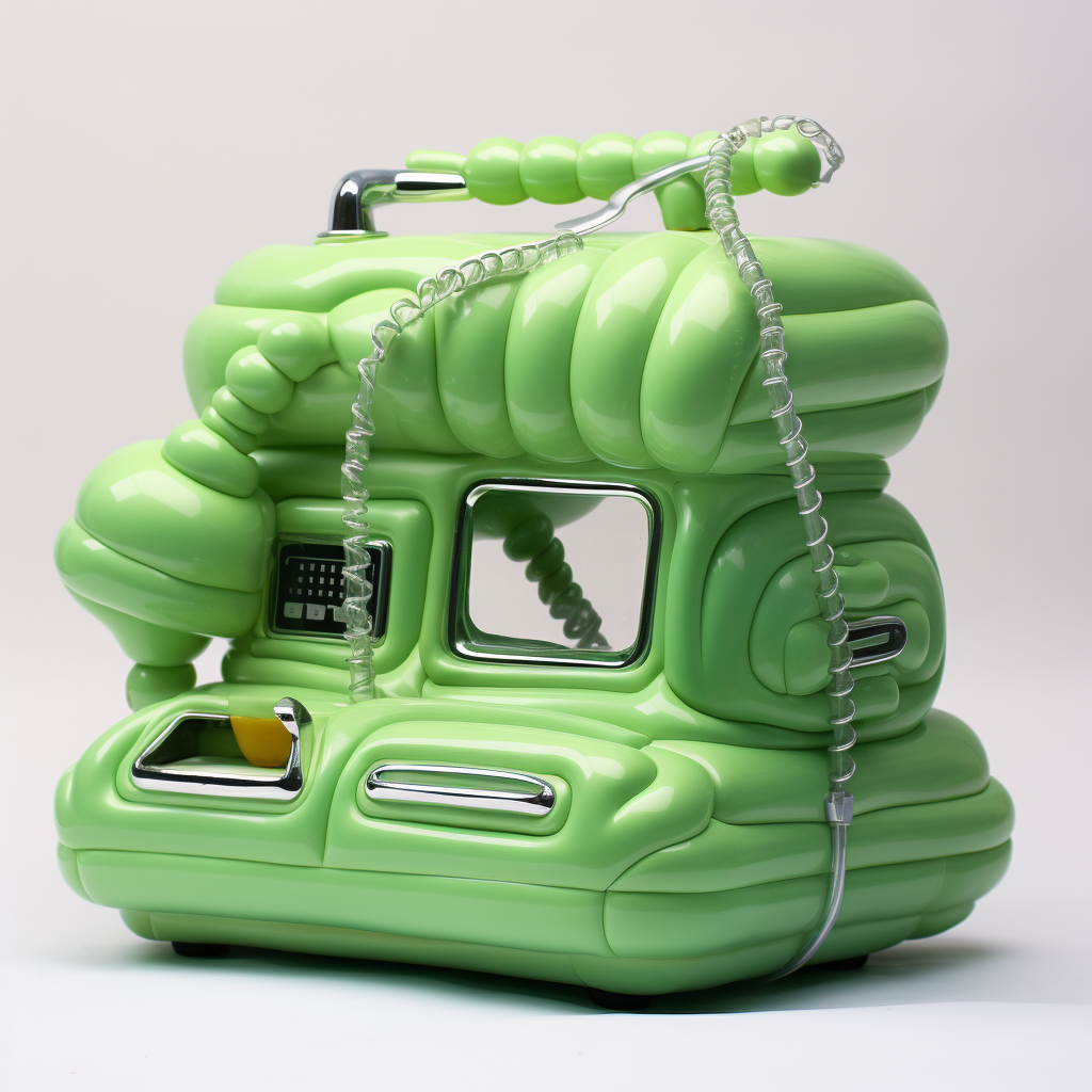 Green inflatable pooltoy coffee machine