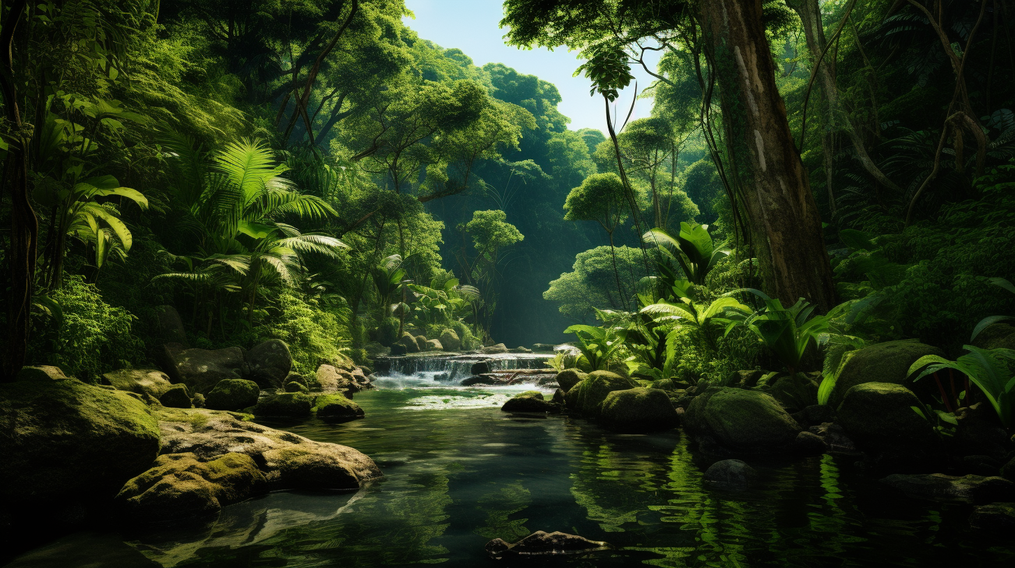 Deep Green Jungle Picture