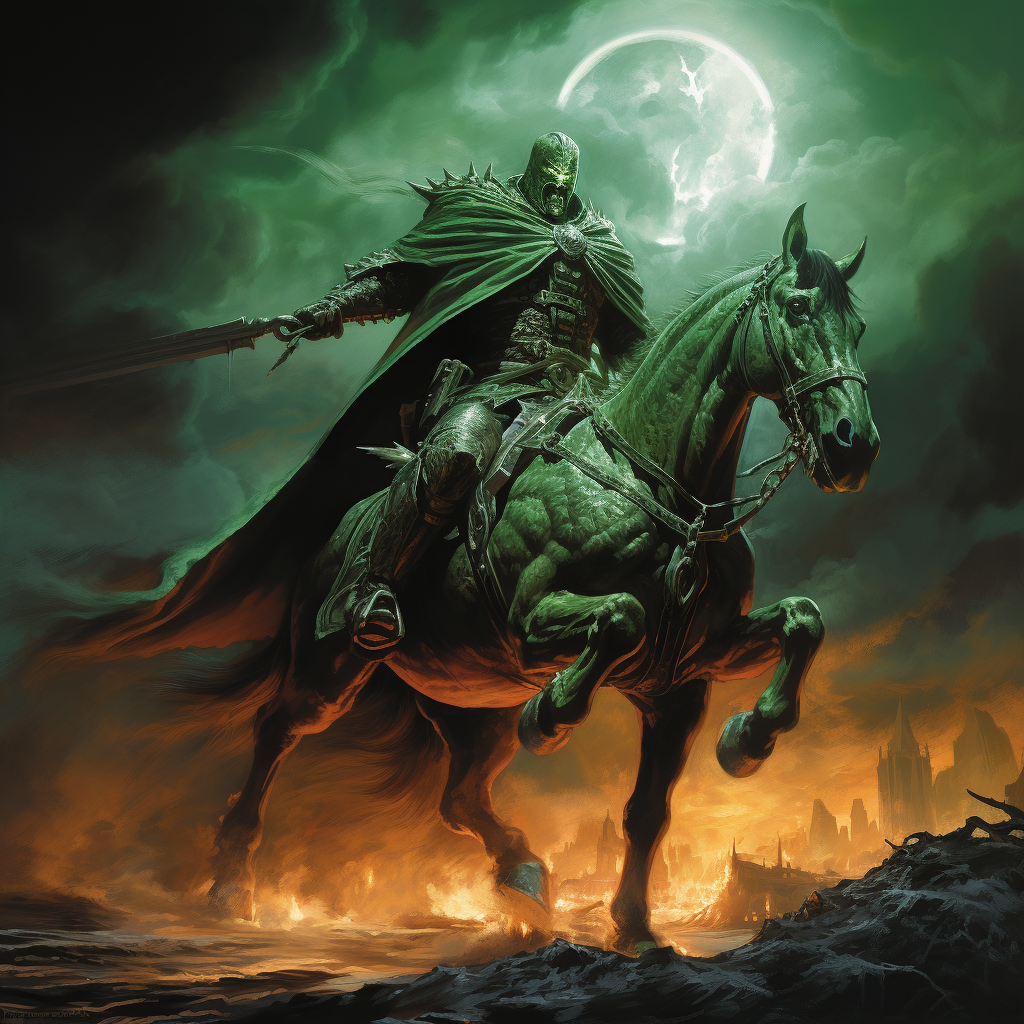 Green Lantern Death Dealer with Battleaxe