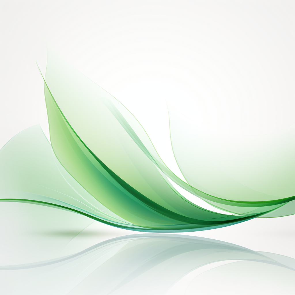 Green leaf vector abstract nature design