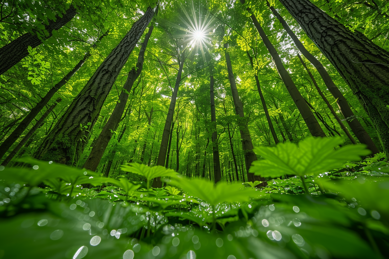 Green lung forest scenery photo