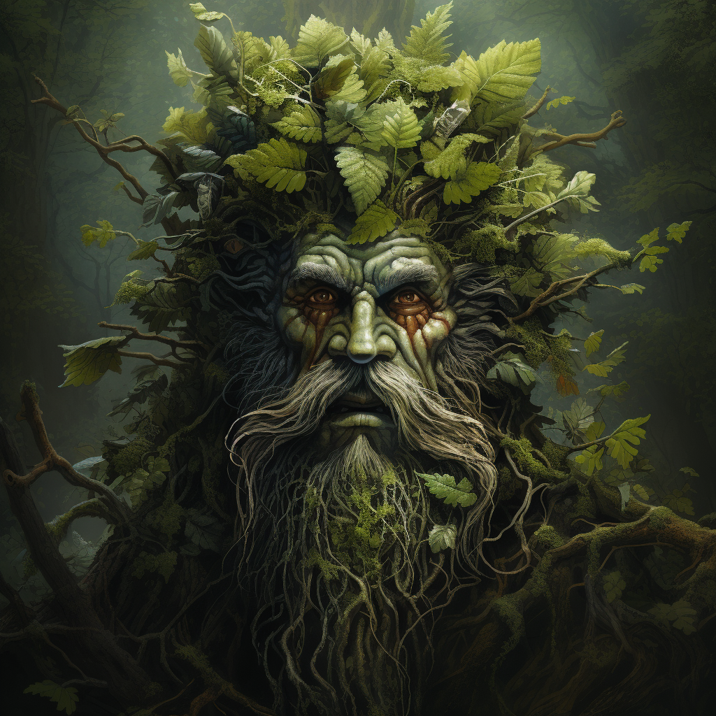 The mythical Green Man revealed in stunning illustration