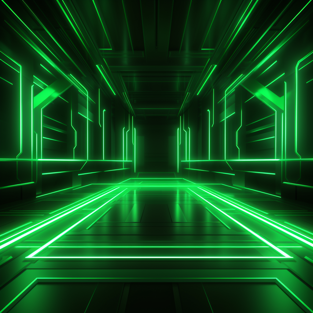 Stunning green neon background wallpaper