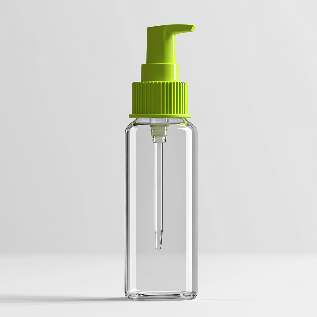 Small Green Plastic Bottle Dispenser