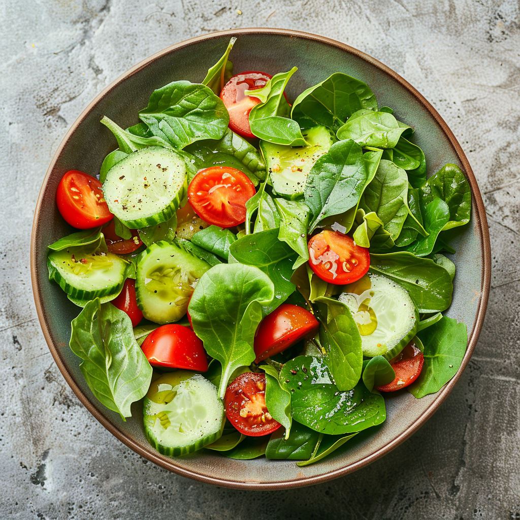 Fresh Green Salad Bowl