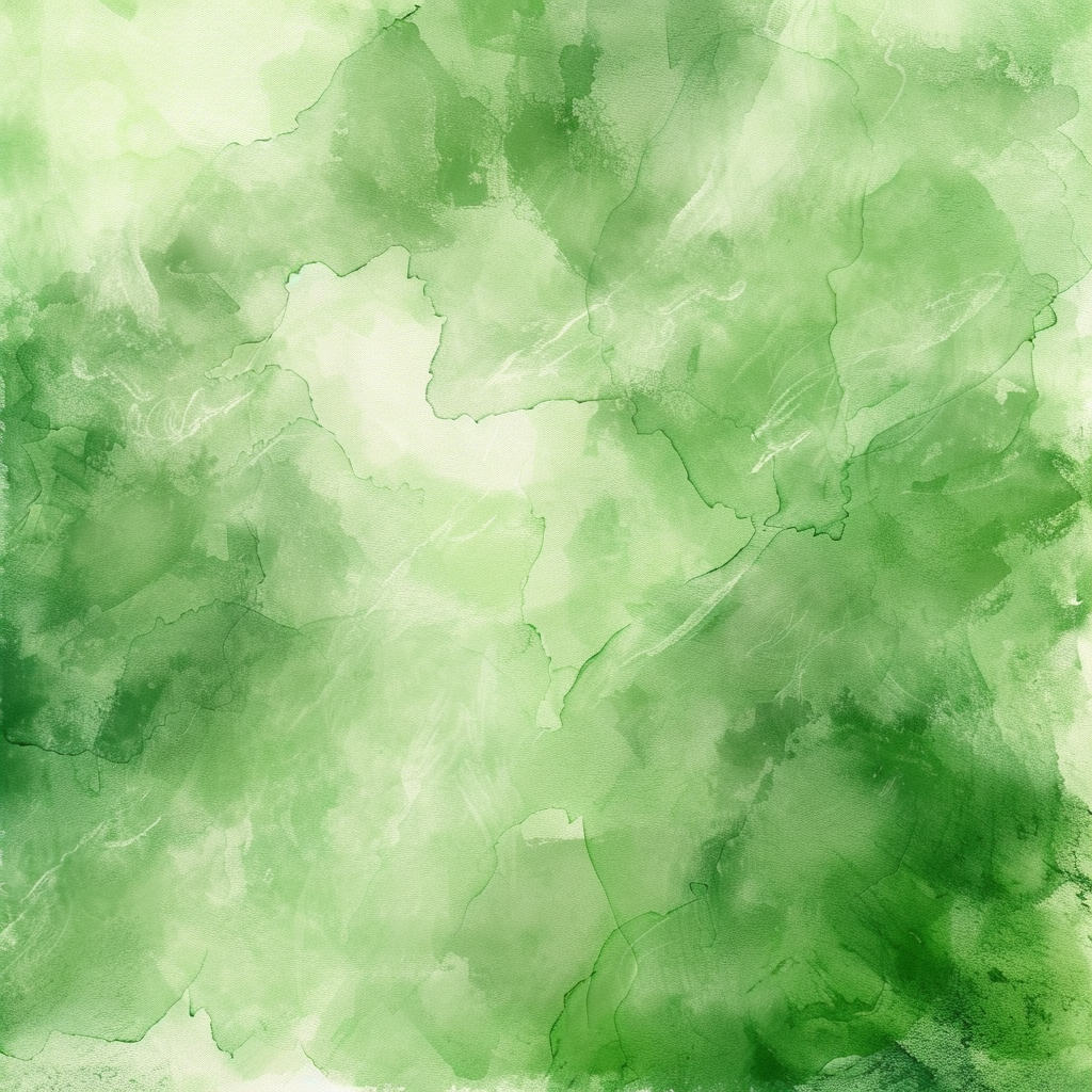 Green watercolor blur background