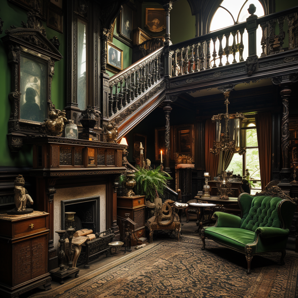 Beautifully Preserved Victorian House Interior