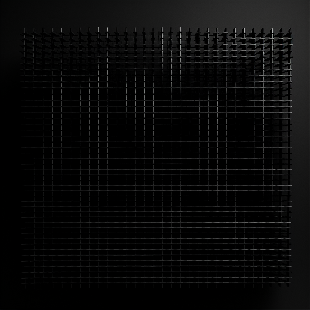 Grid Page on Black Background