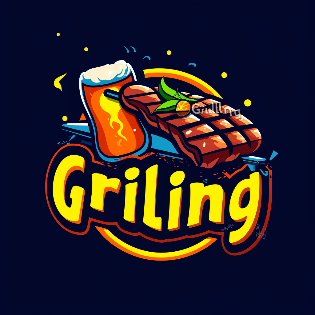 Grilling BeerBBQ Logo Text