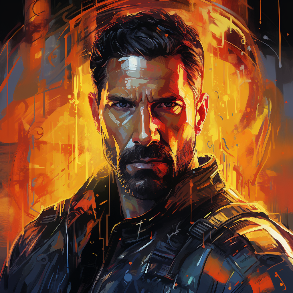 Brutal Scott Adkins Cyborg Gang Member