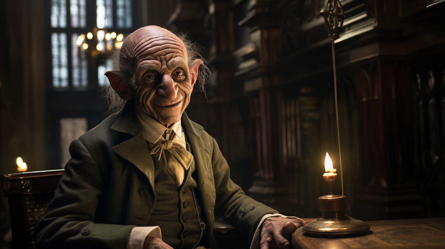 Goblin from Gringotts Wizarding Bank