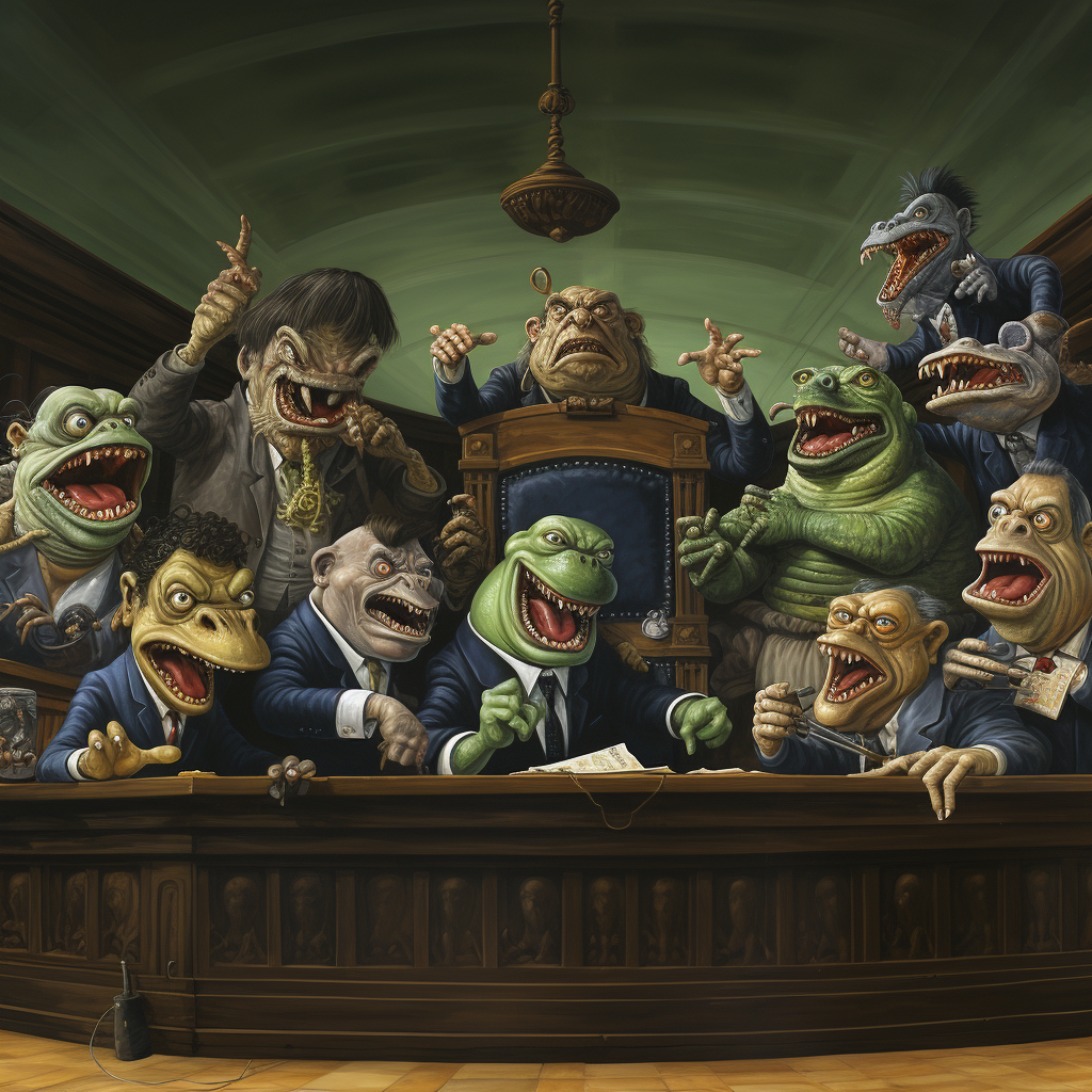 Image of Gross Politicians in Action