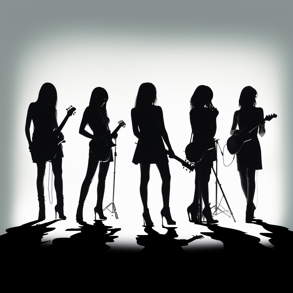 Group Idol Silhouette Performing Live