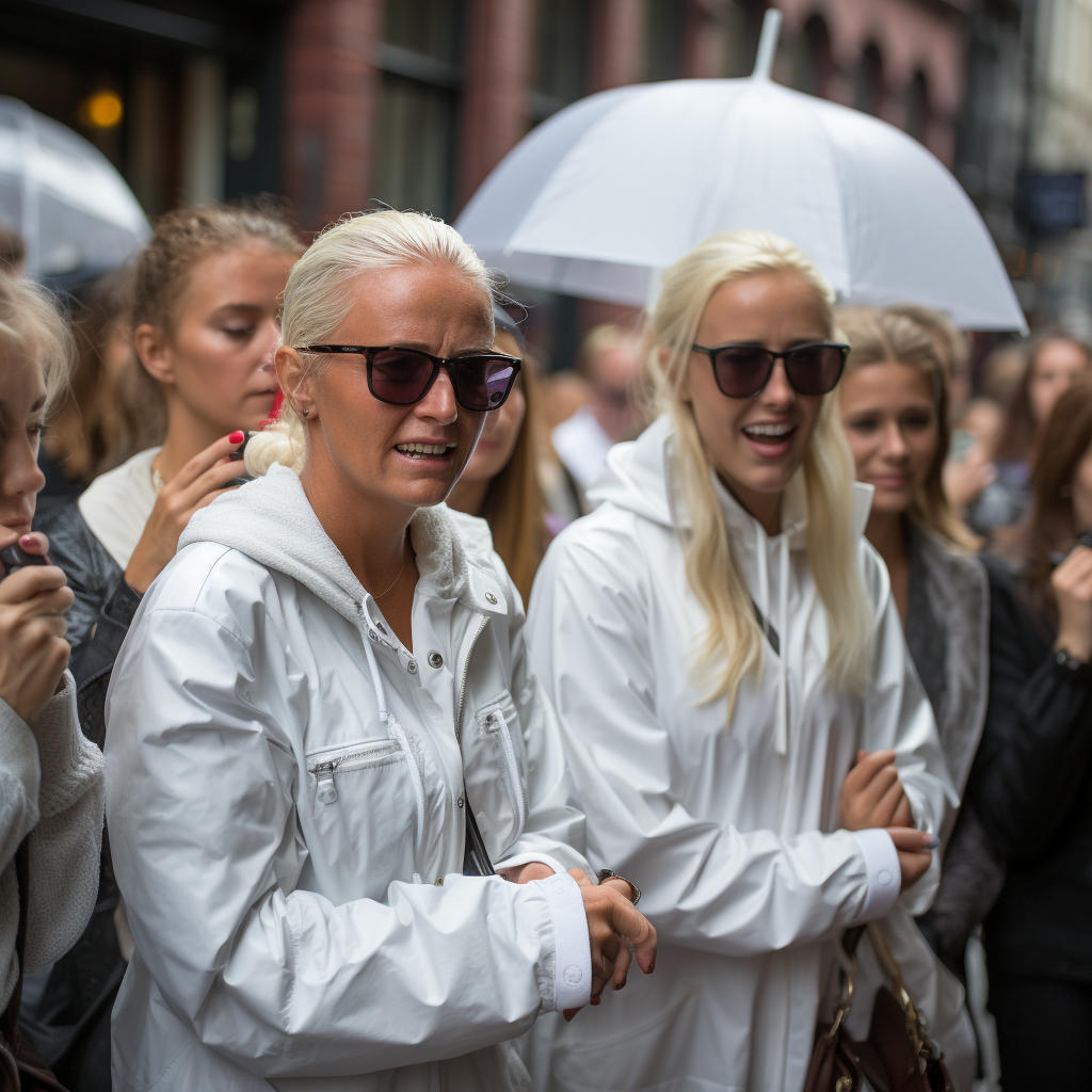 Women in White Dresses Crying Out Loud