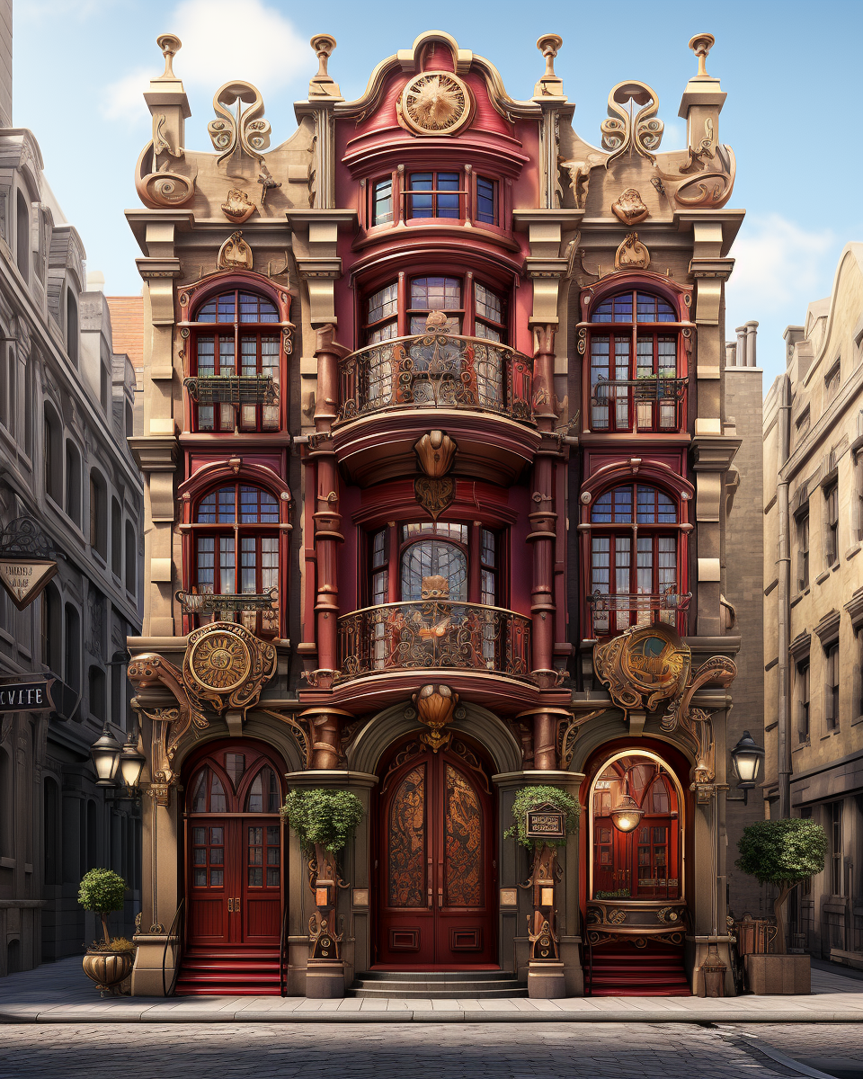 Supernatural Gryffindor Mansion Facade in Hogwarts