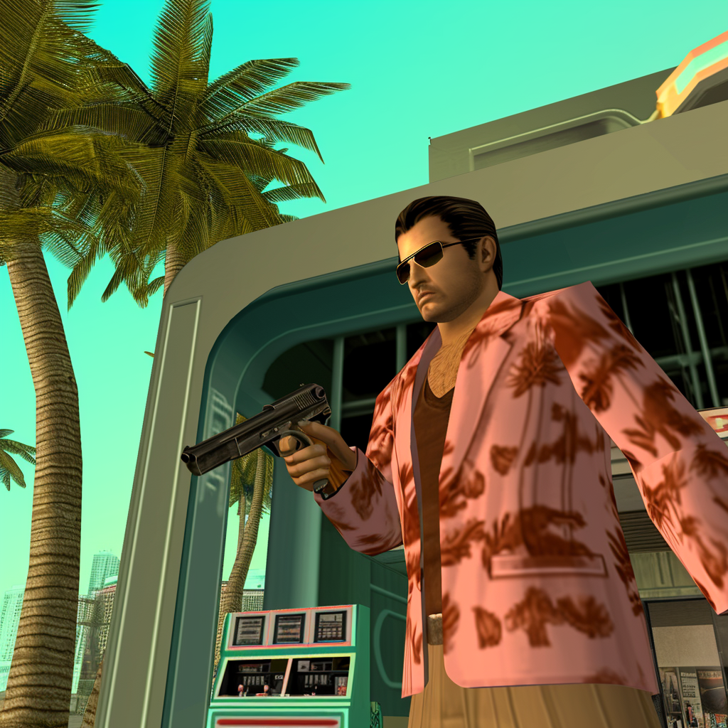 GTA Vice City Bank Robbery