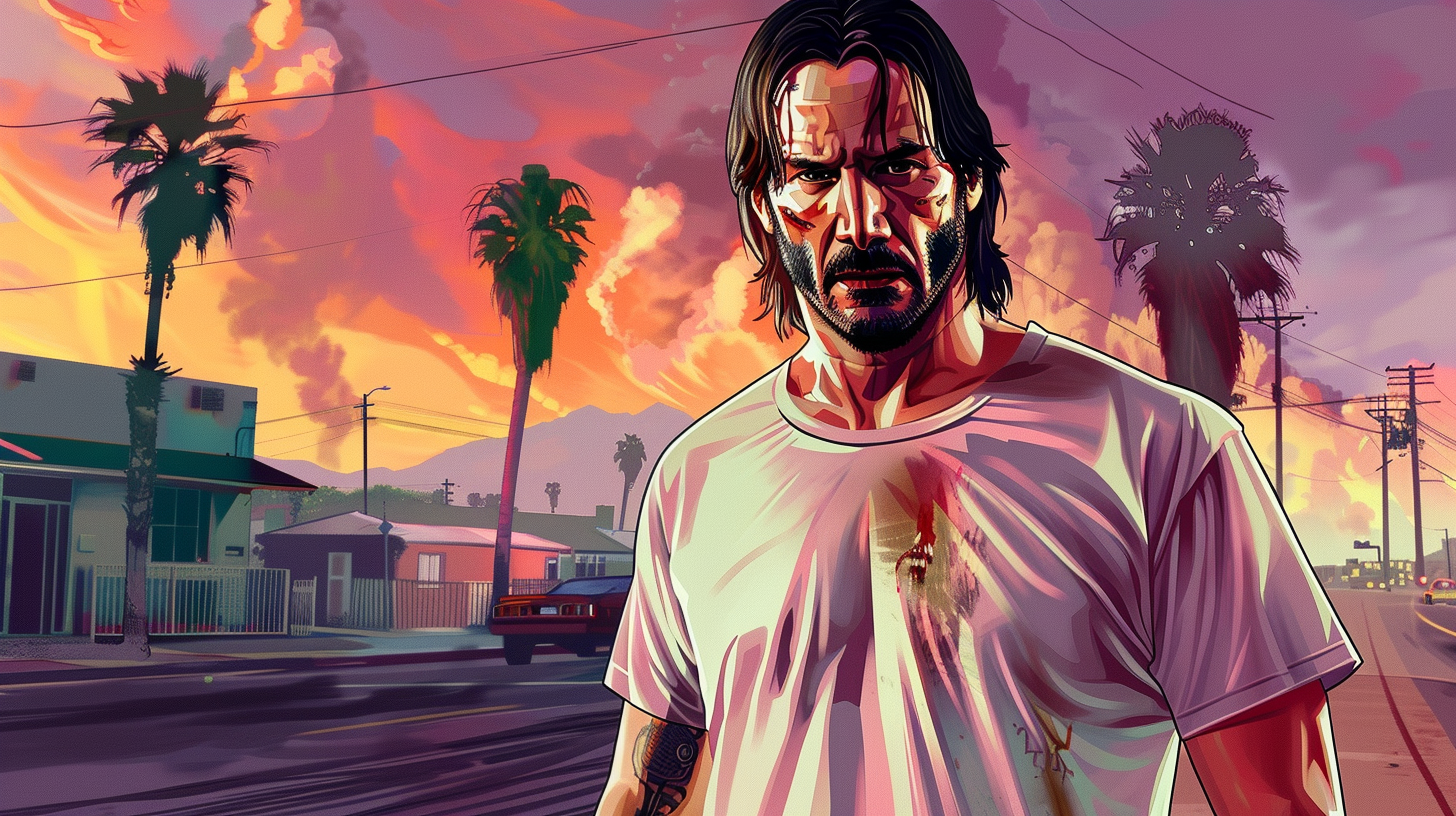 GTA 5 Keanu Reeves Loading