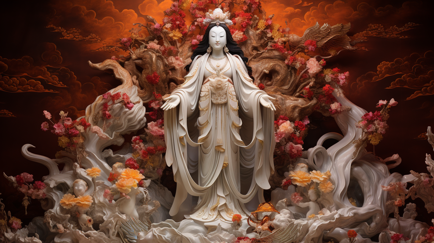 Statue of Guan Yin - Goddess of Mercy and Compassion