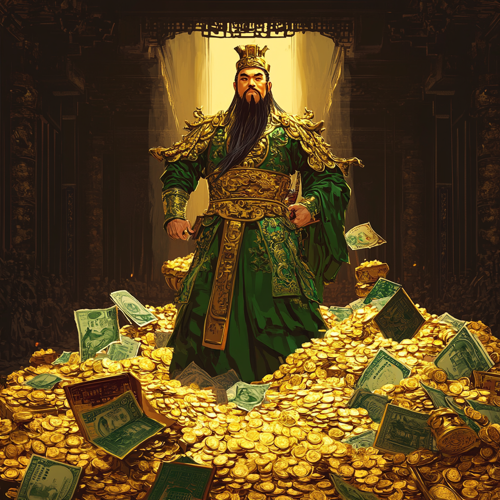 Guan Yu confident in treasure vault