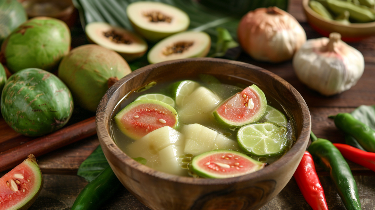 Guava Soup in Philippine Home