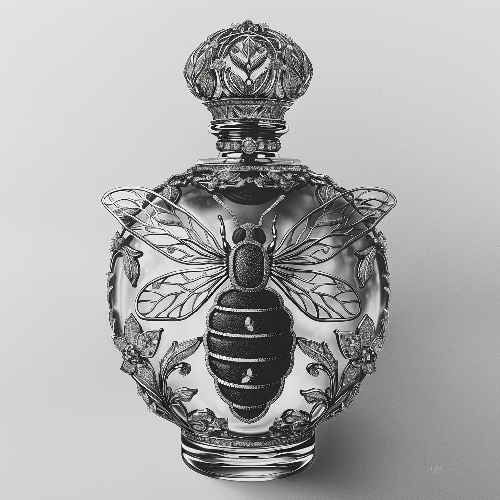 Guerlain Bee Bottle Manga Style