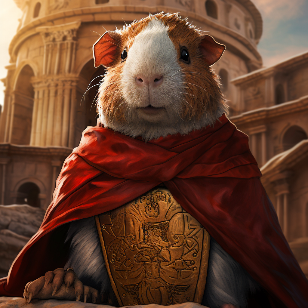 Guinea Pig in Ancient Rome Caesar Dress