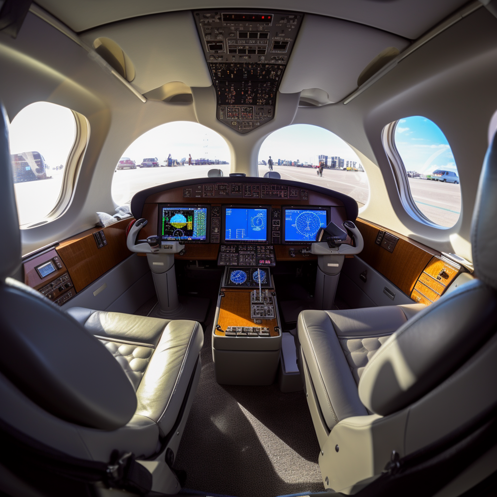 Gulfstream GV Jet Cabin View