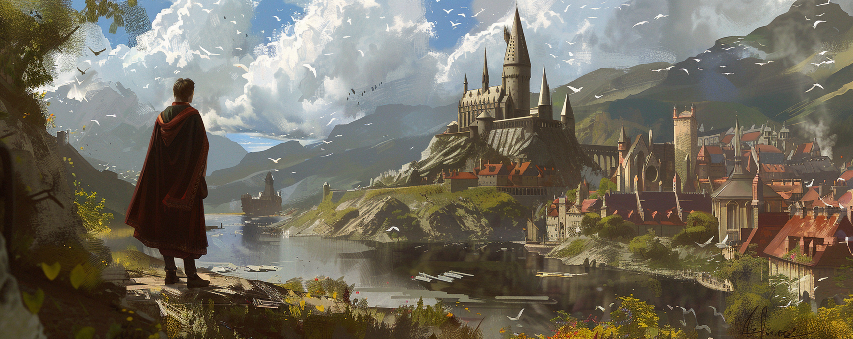 Gulliver Harry Potter Illustration Concept