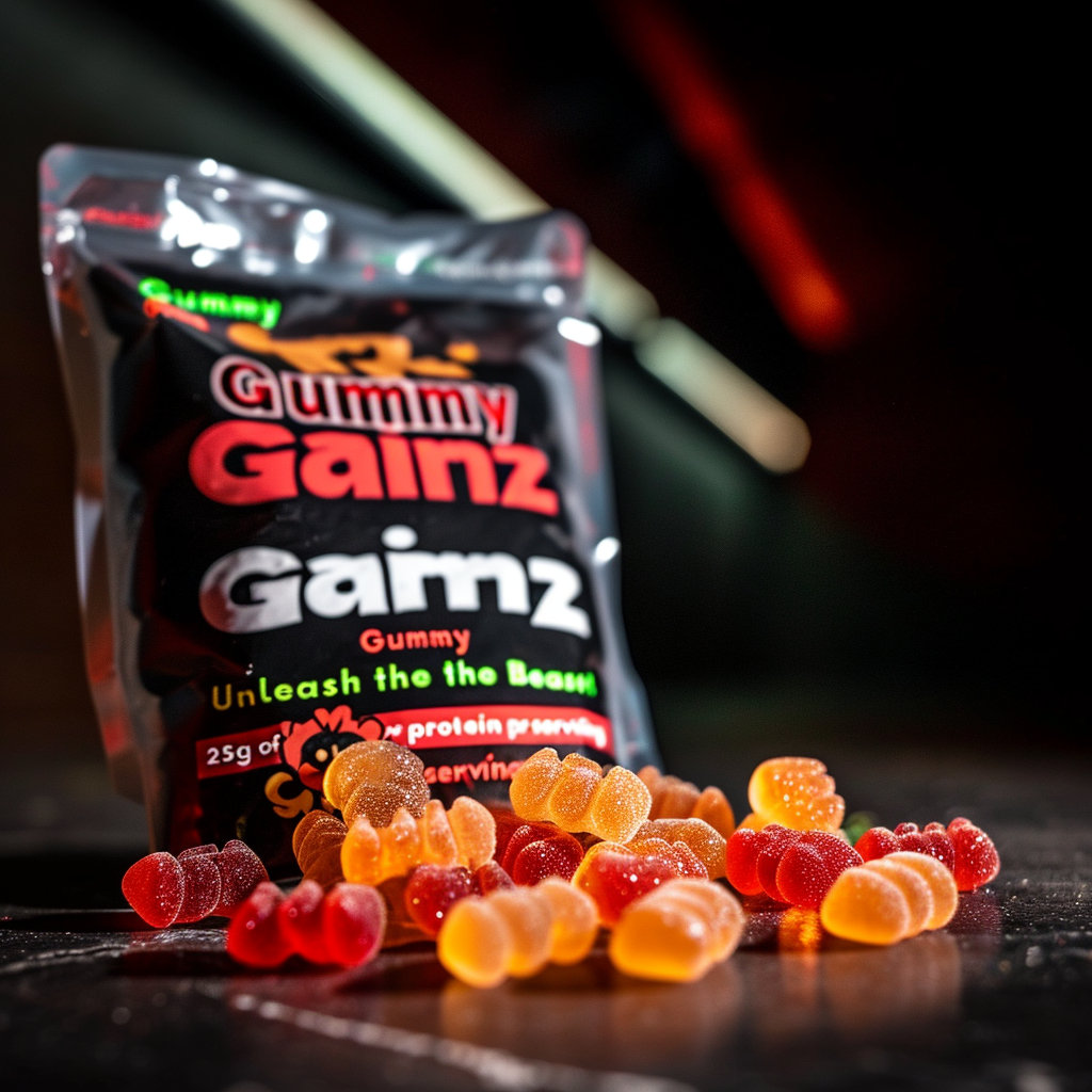 Professional Gummy Gainz packaging image