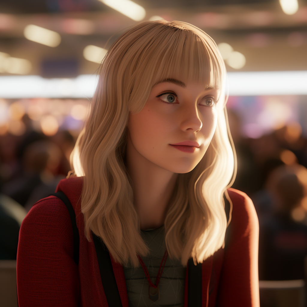 Gwen Stacy in Spider-Woman Suit