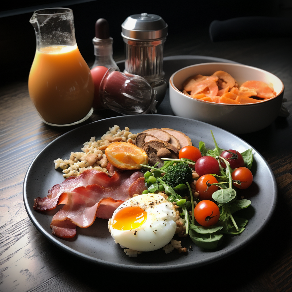 Group enjoying a post-workout brunch