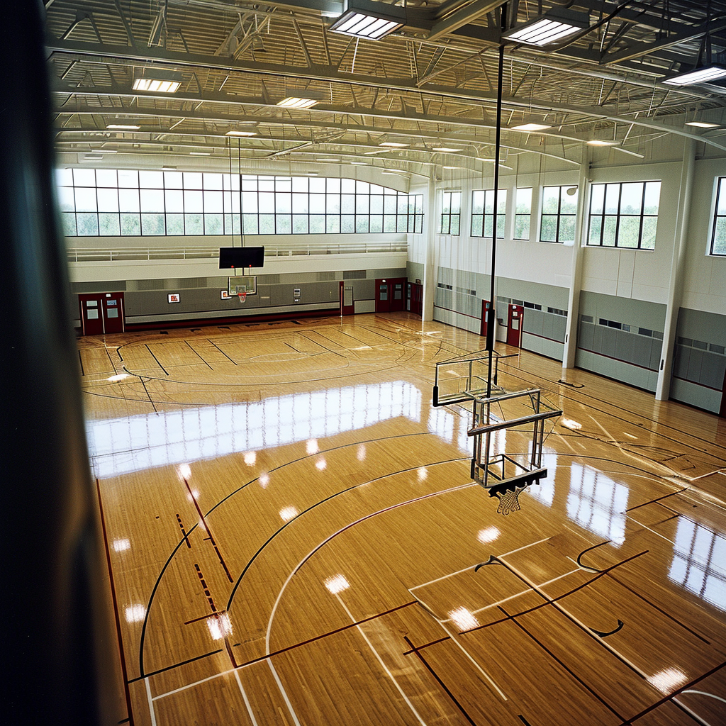 Gymnasium Recreational Center Aerial View