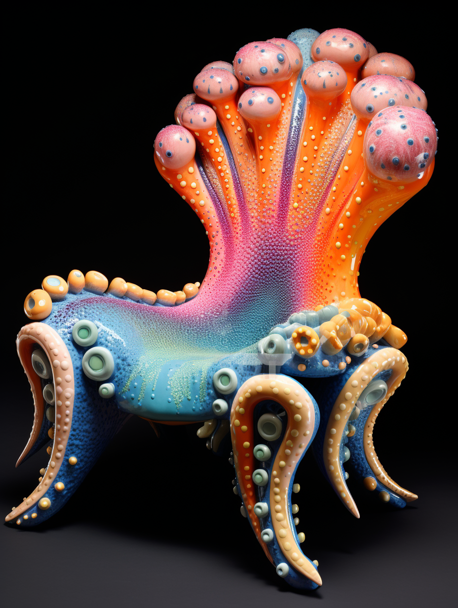 Colorful Haas Brothers Furniture with Organic Animal Influence