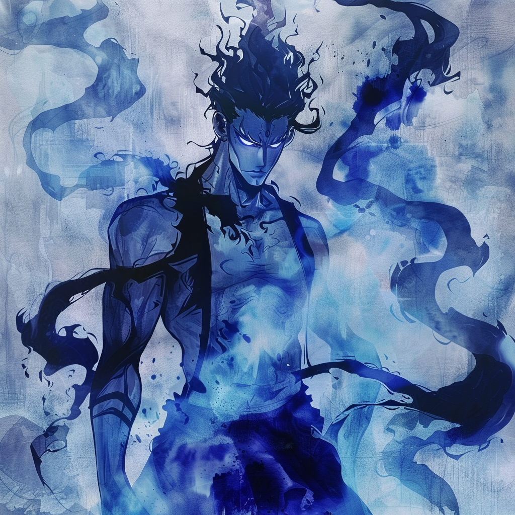 Disney Hades Manga Character Illustration