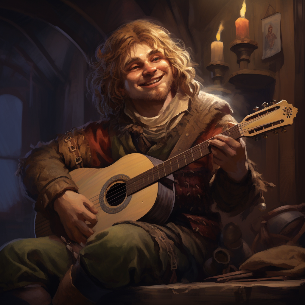 Halfling Bard Character Image