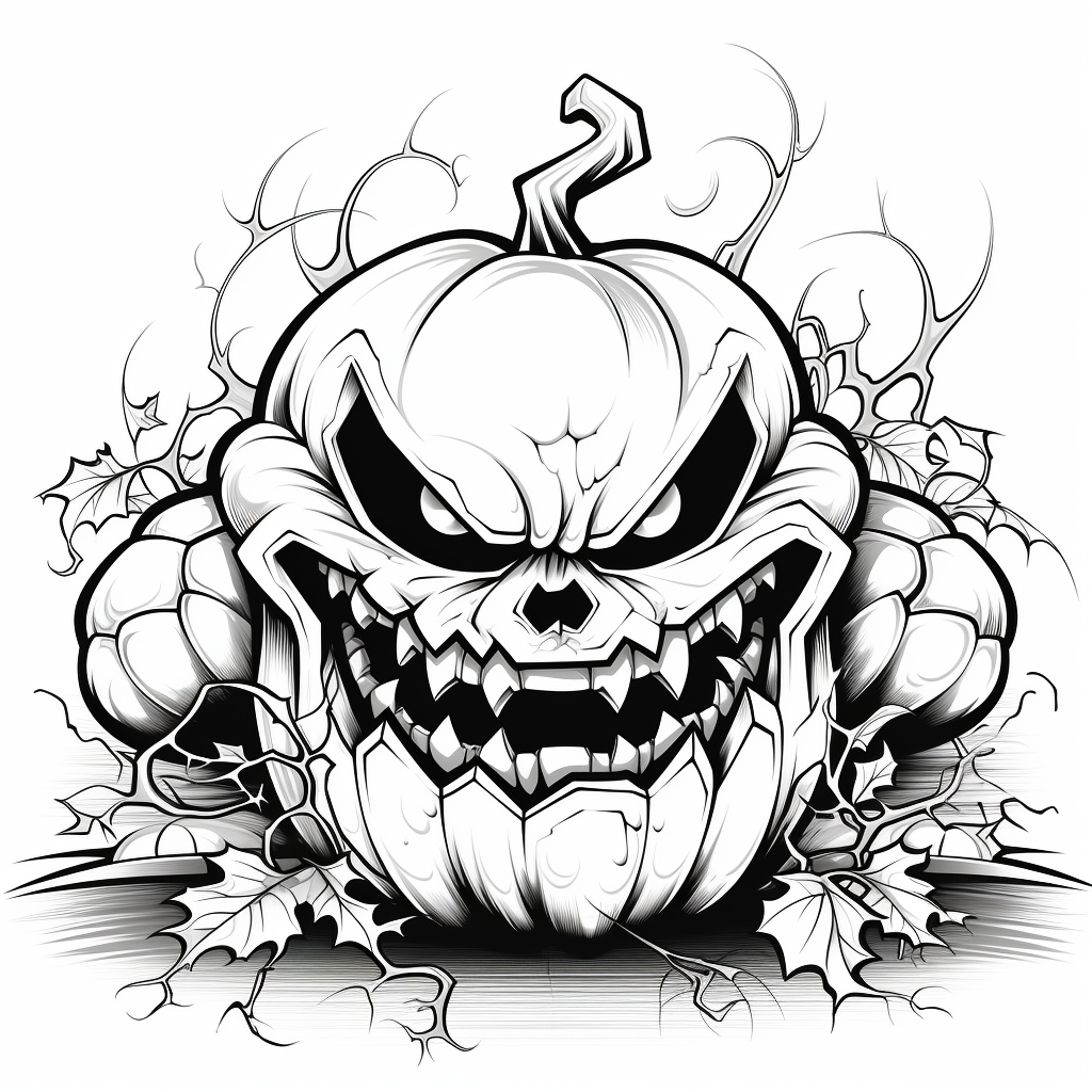 Halloween Jackolantern Character Illustration