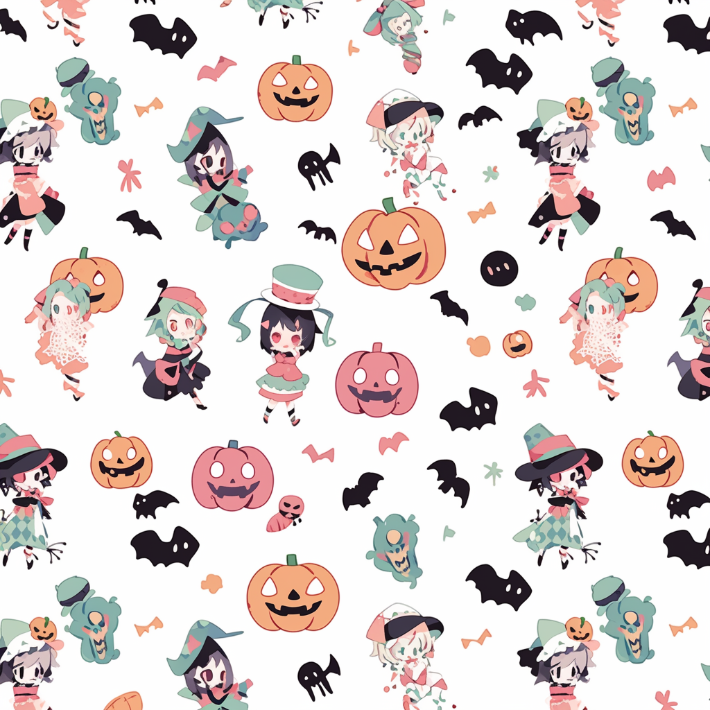 Spooky Halloween design paper