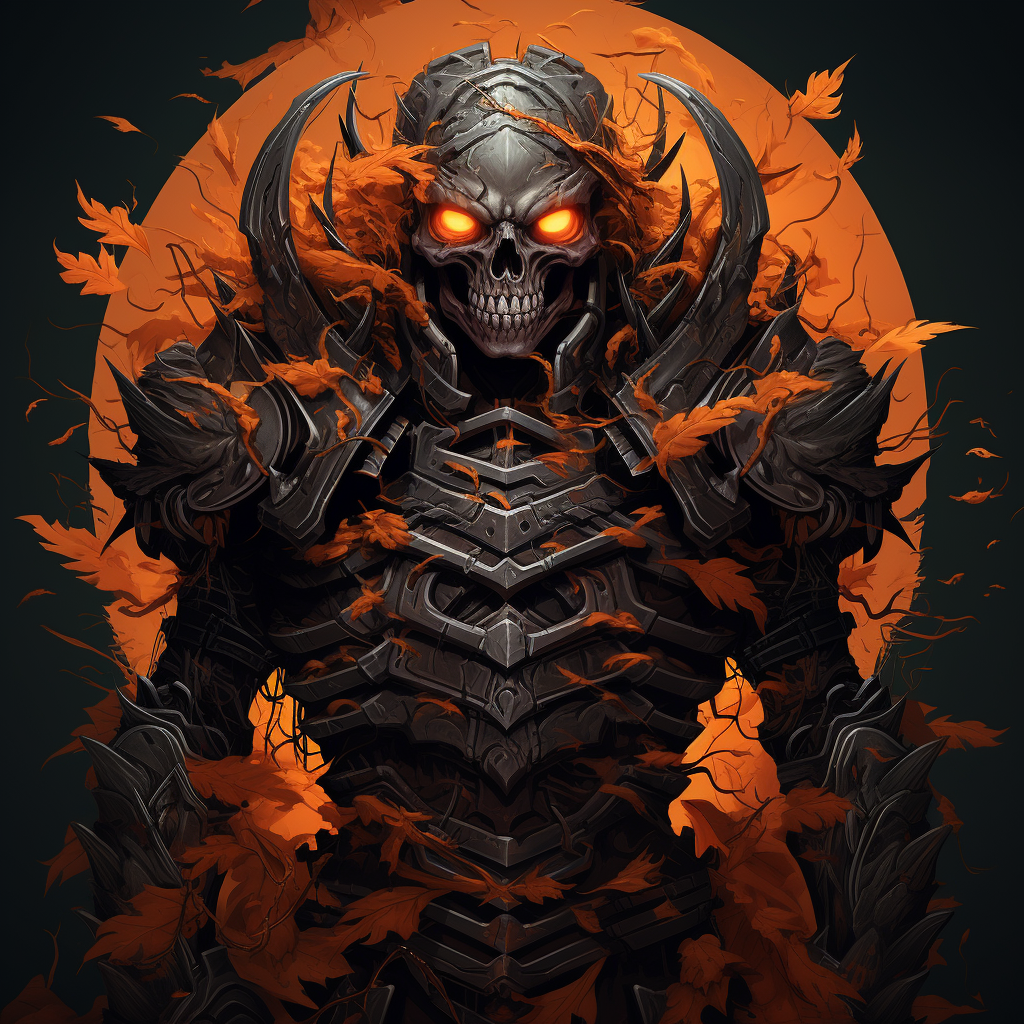 Ghoulish Halloween Monster Warrior