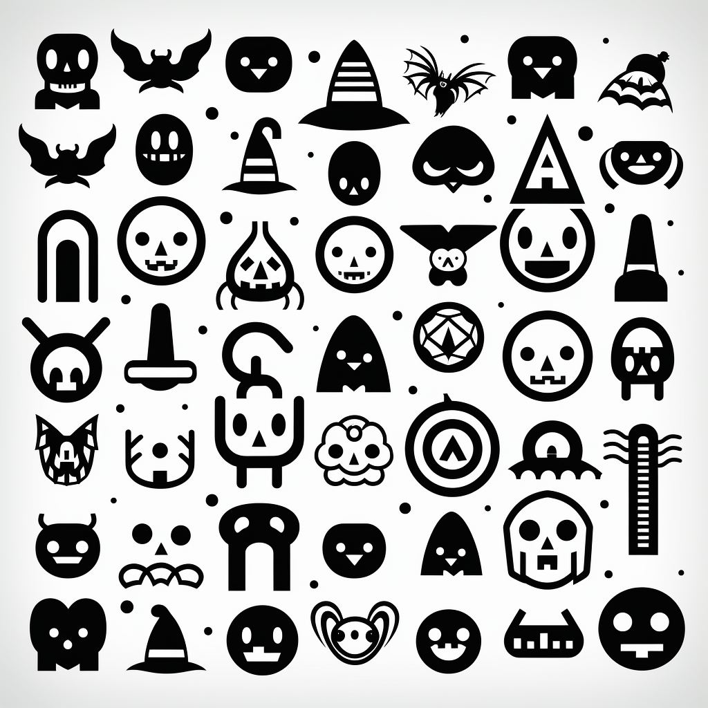 Creepy Halloween Theme Pattern