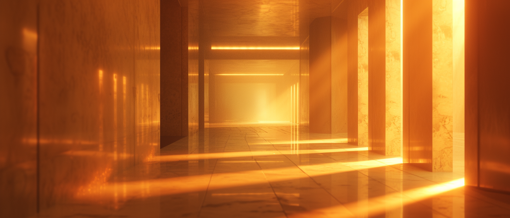 Ridley Scott inspired atmospheric hallway