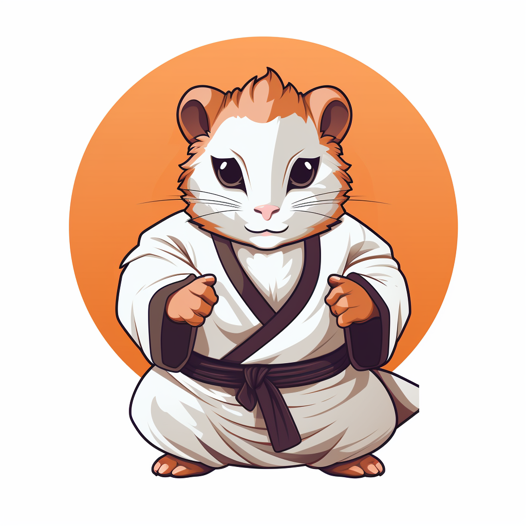 Judo Master Hamster Logo