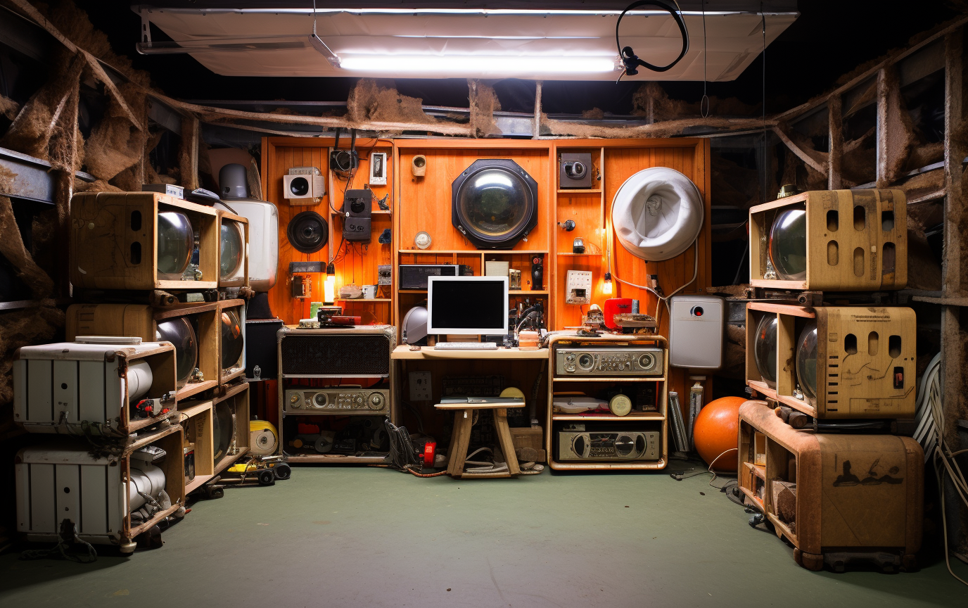 Hand-built NASA-inspired workshop