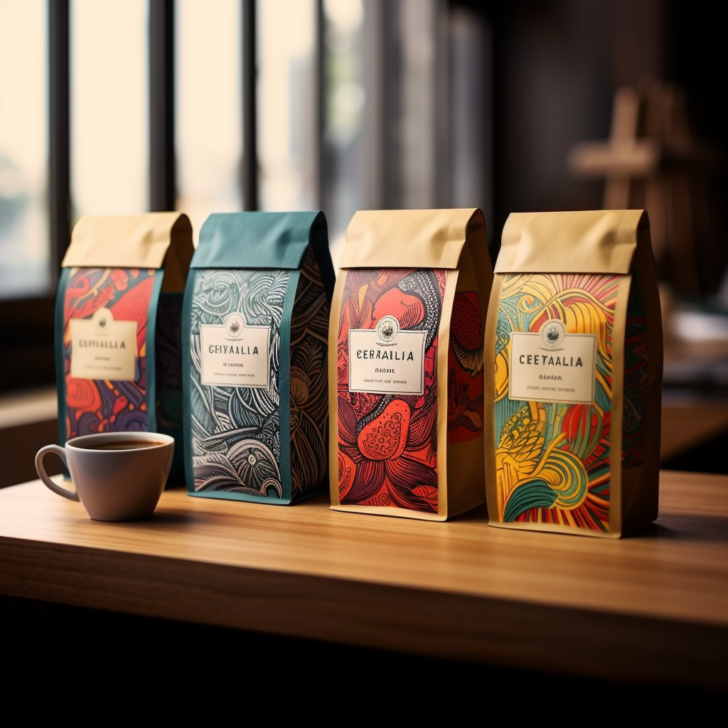 Image of handcrafted coffee package