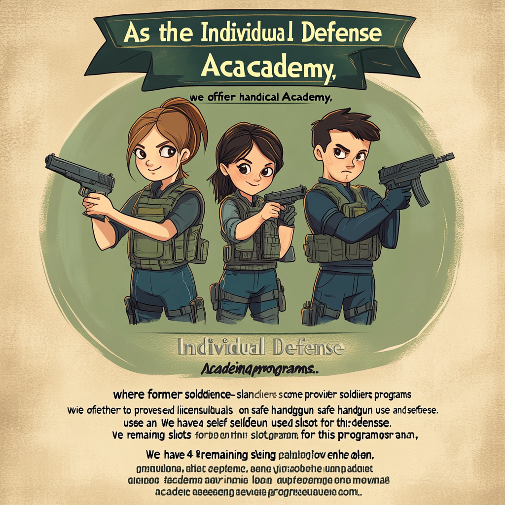 Handgun Defense Experience Cartoon Announcement