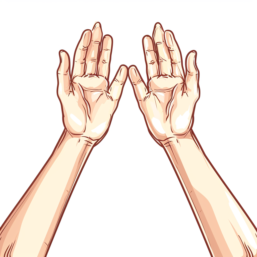 High Five Minimal Vector Illustration