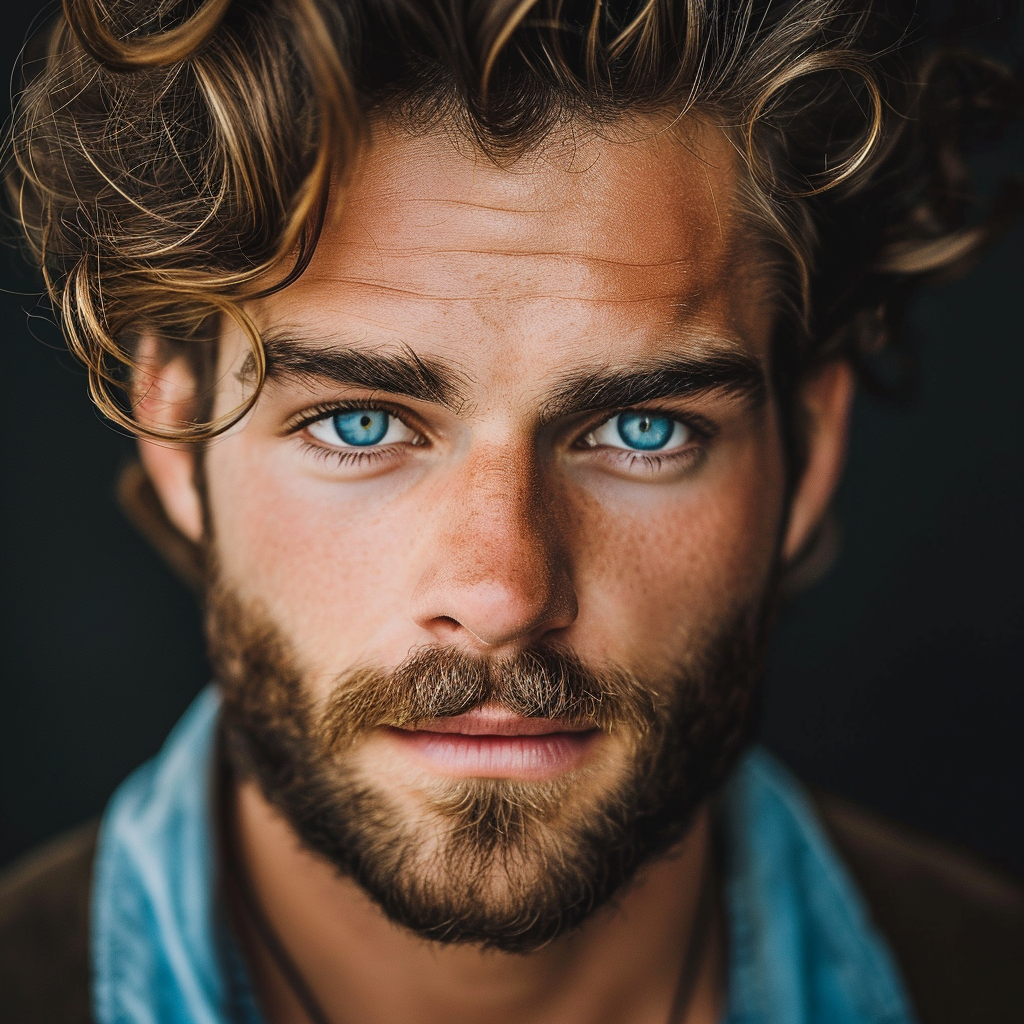 Handsome Caucasian Male Portrait