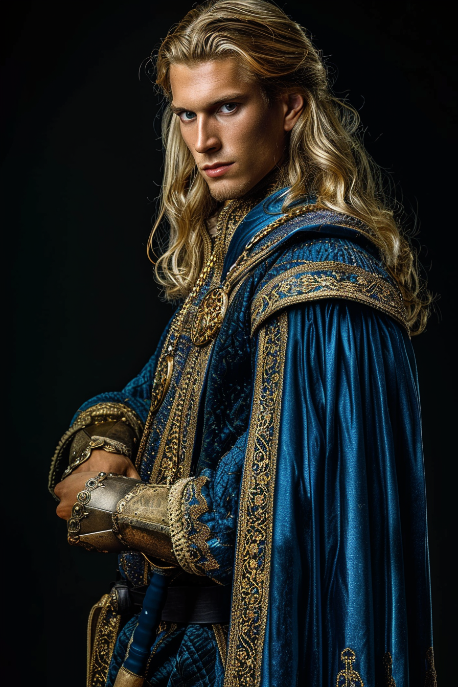 Handsome Scandinavian God Model