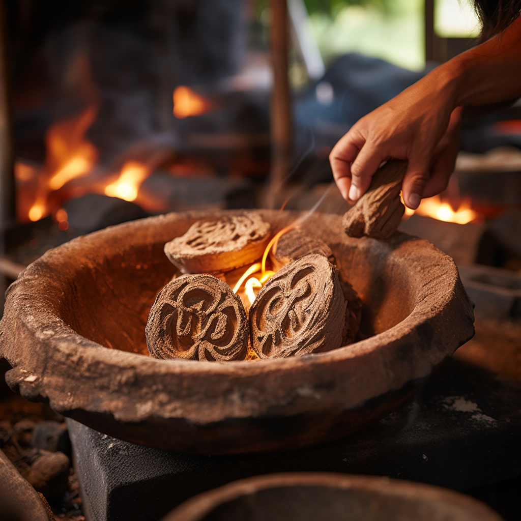 Traditional Hangi Food Served